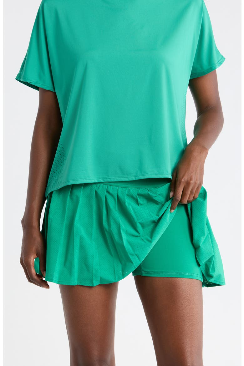 Lightstreme Crosscourt Pleated Active Skort, Alternate, color, MATCH POINT GREEN