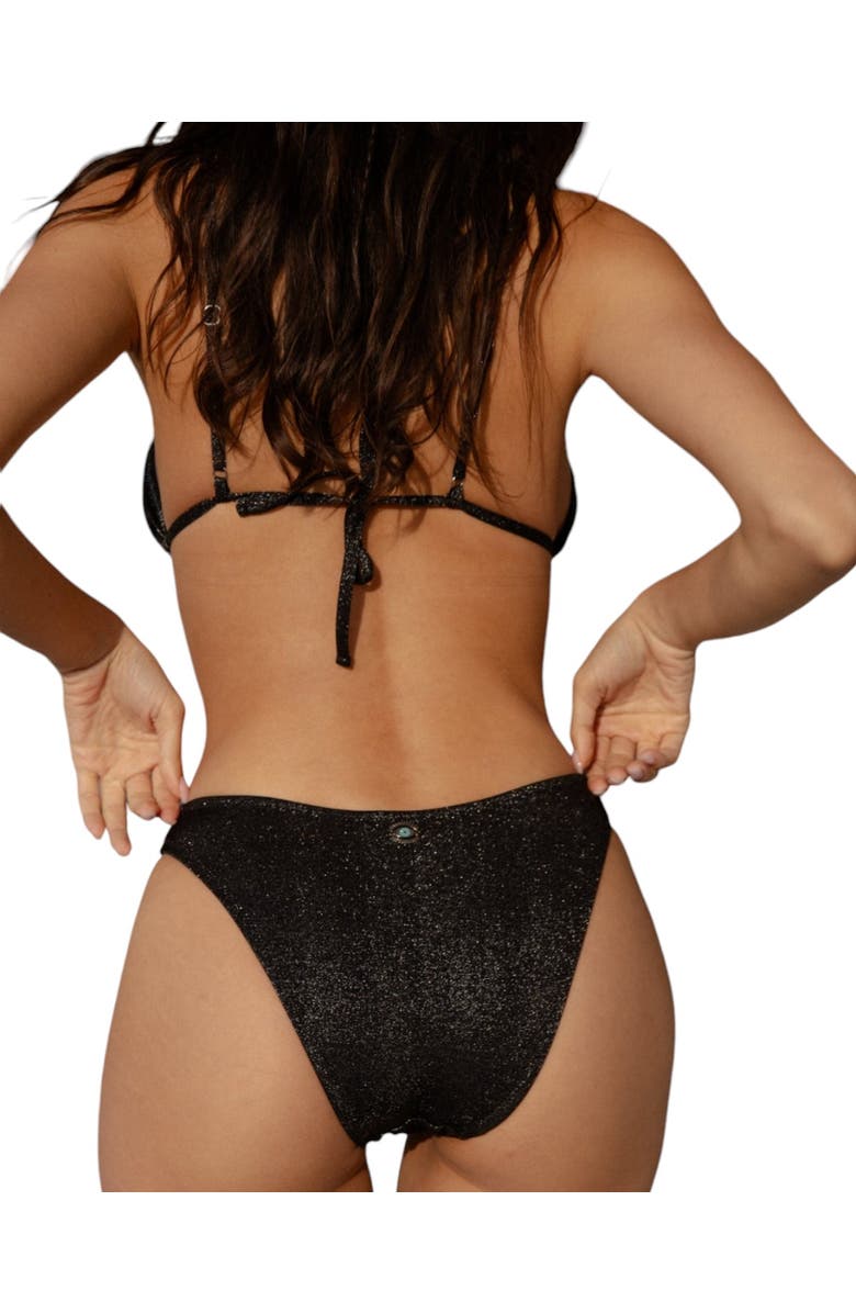 Biliblond Bikini Bottom Negev, Alternate, color, Black Lurex