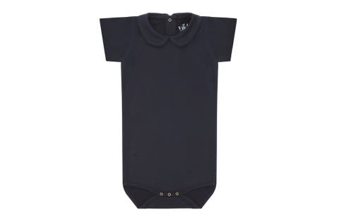 SS Organic Cotton Collared Bodysuit