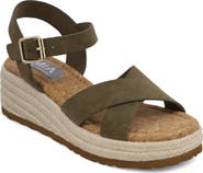 MIA Nikky Ankle Strap Platform Wedge Sandal
