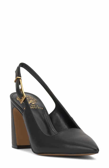 Amaryn Faux Leather Slingback Pump