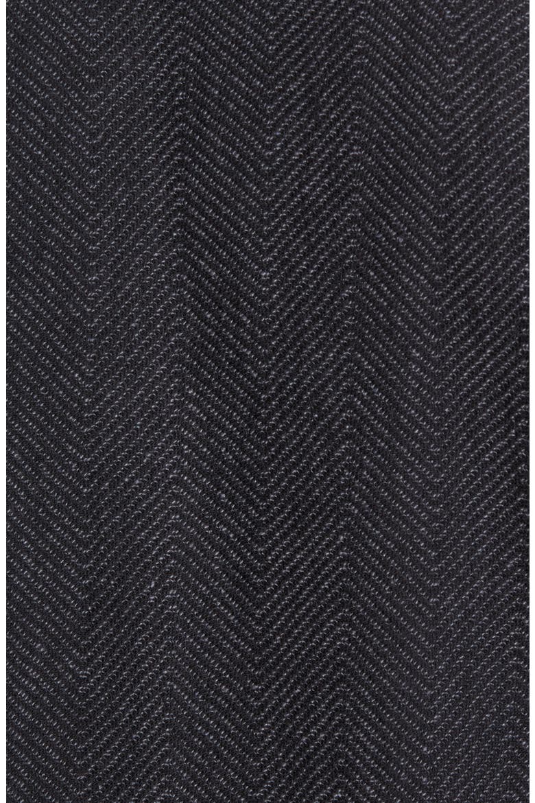 Fleece Lined Shawl Collar Cardigan, Alternate, color, GREY PHANTOM HERRINGBONE