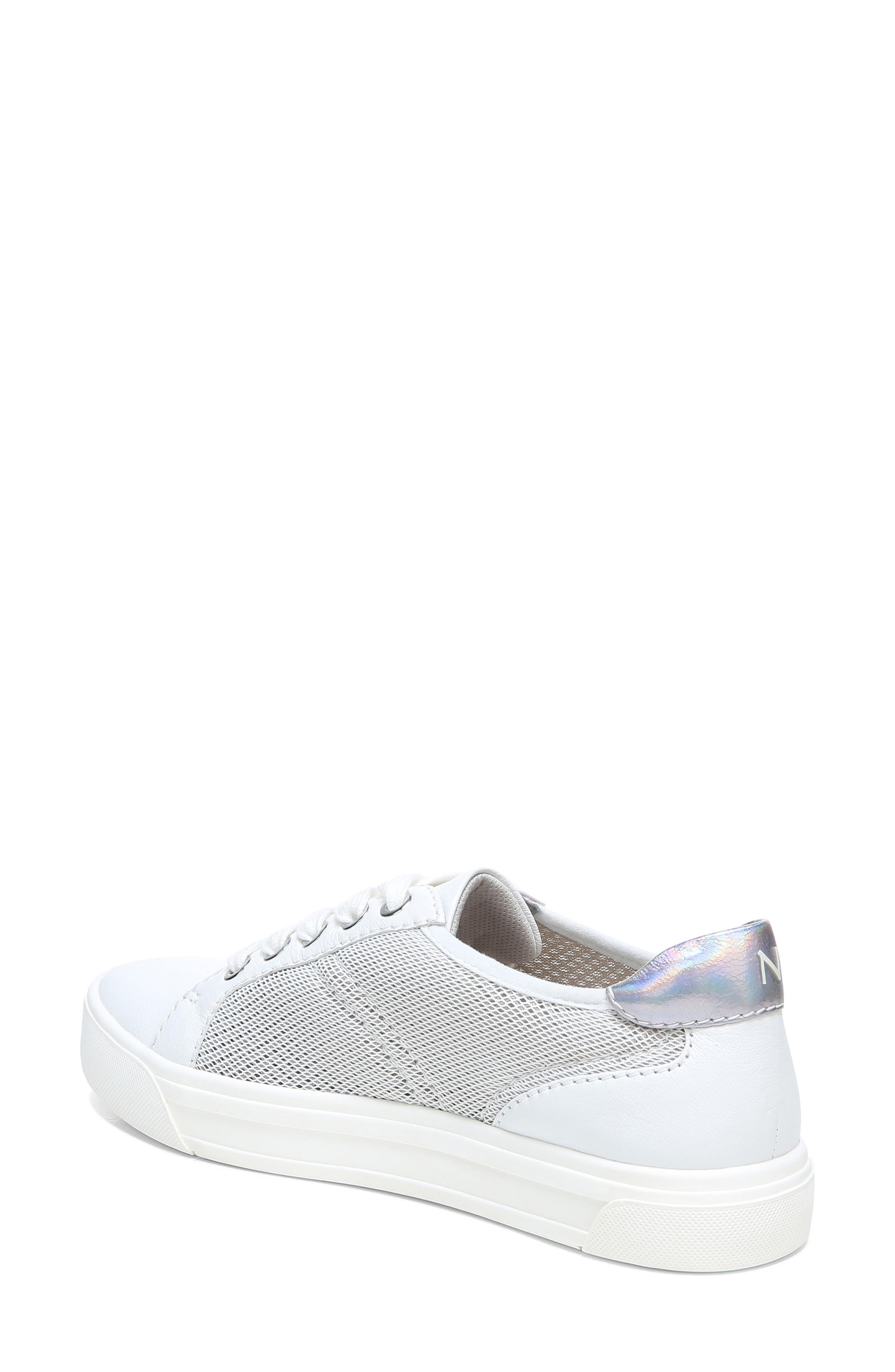Astara Sneaker, Alternate, color, WHITE MESH LEATHER