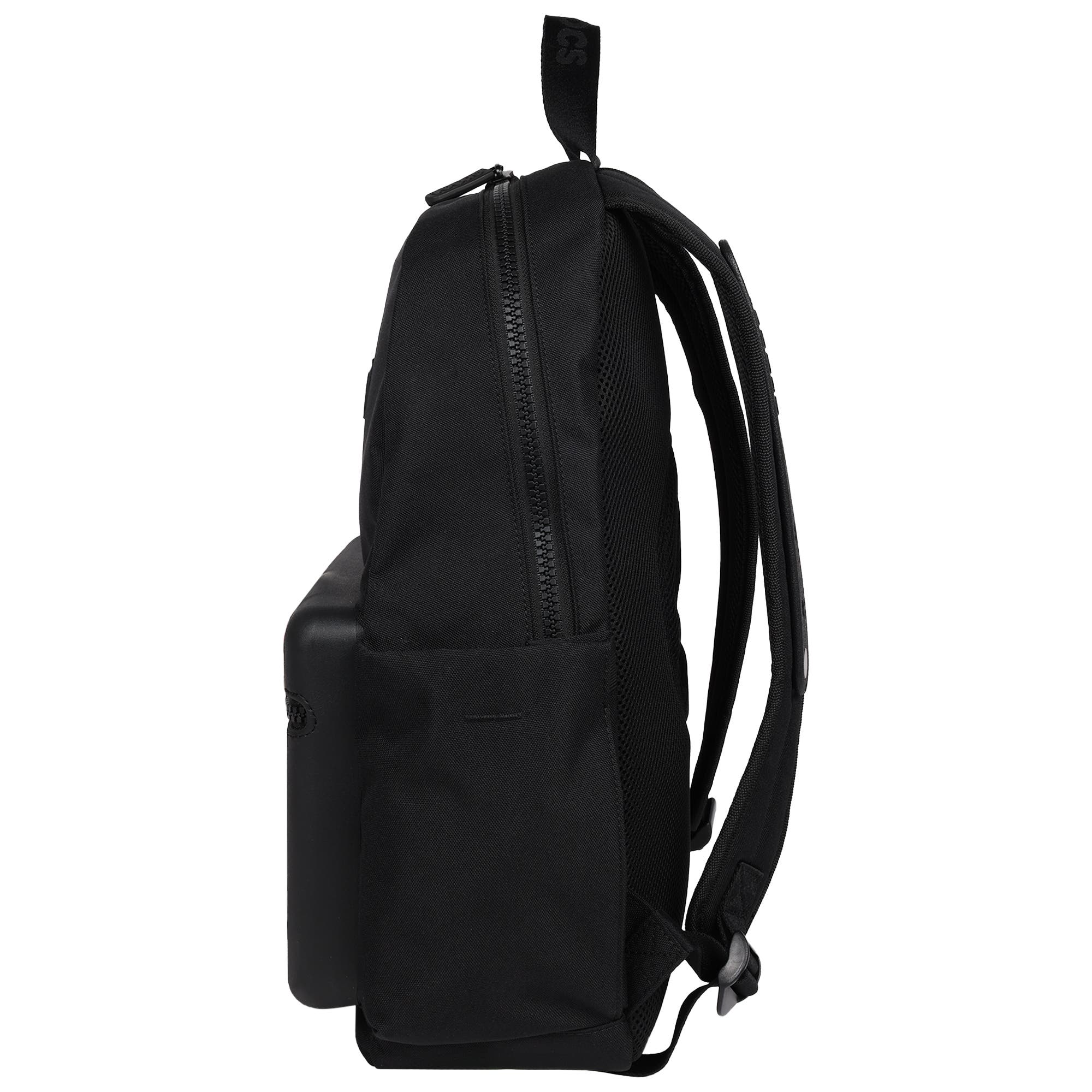 CROCS Lightweight Backpack with Molded Front Storage Pocket, Alternate, color, Black
