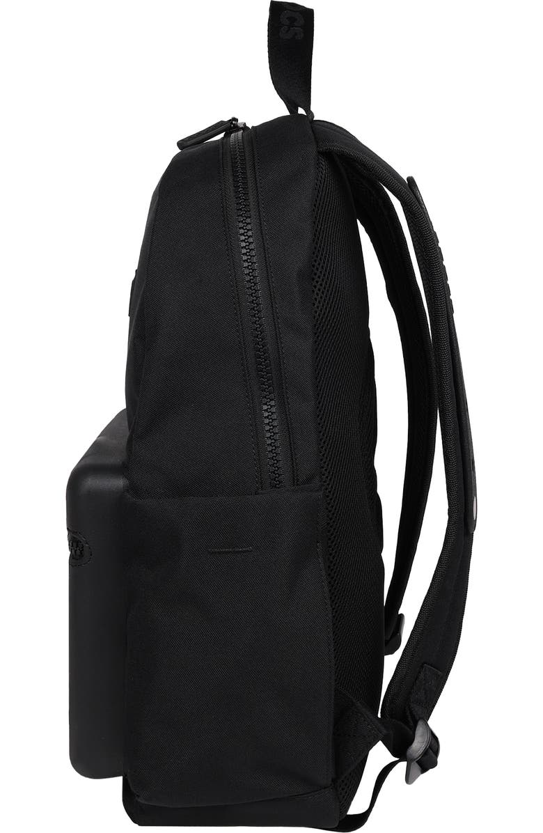CROCS Lightweight Backpack with Molded Front Storage Pocket, Alternate, color, Black
