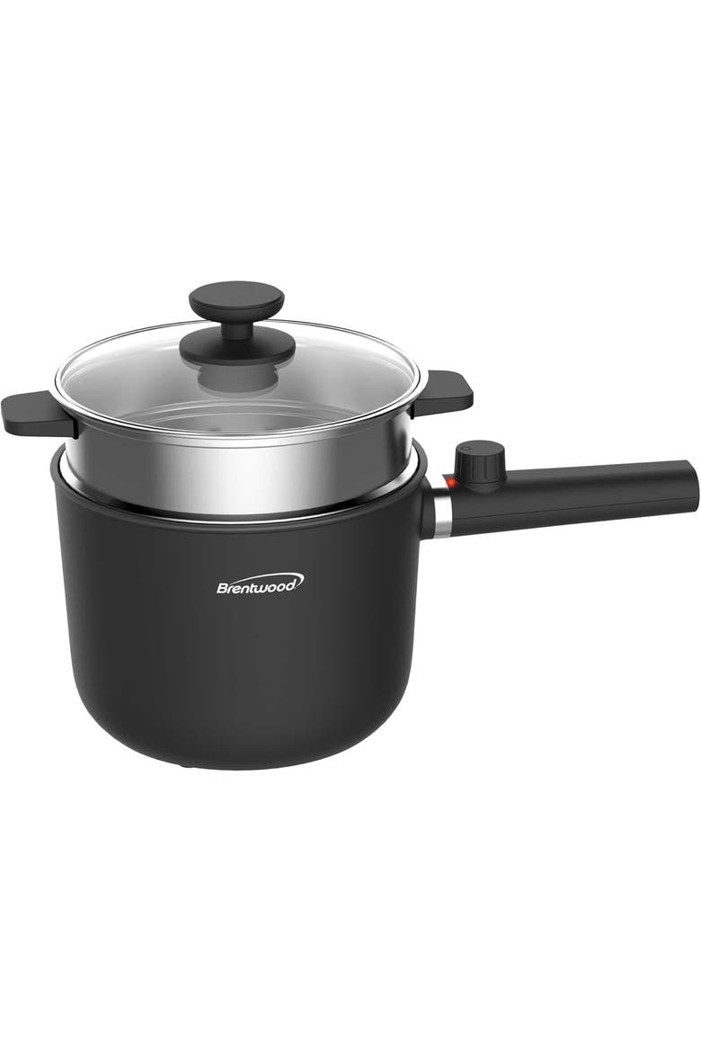 1.5 L Multi-Function Electric Hot Pot Cooker in Black, Main, color, Black