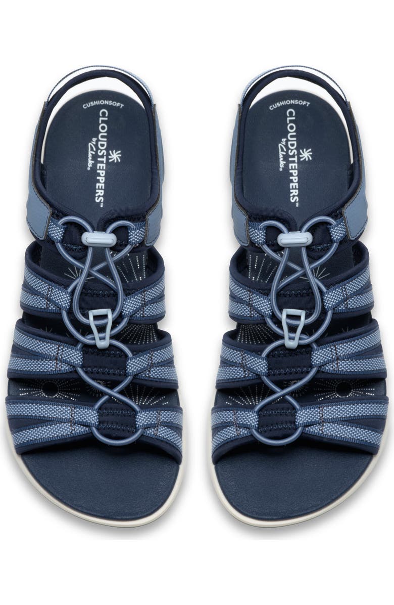 Clarks<sup>®</sup> Mira Mabel Fisherman Sandal, Alternate, color, Navy