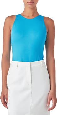 Grey Lab Solid Crewneck Bodysuit