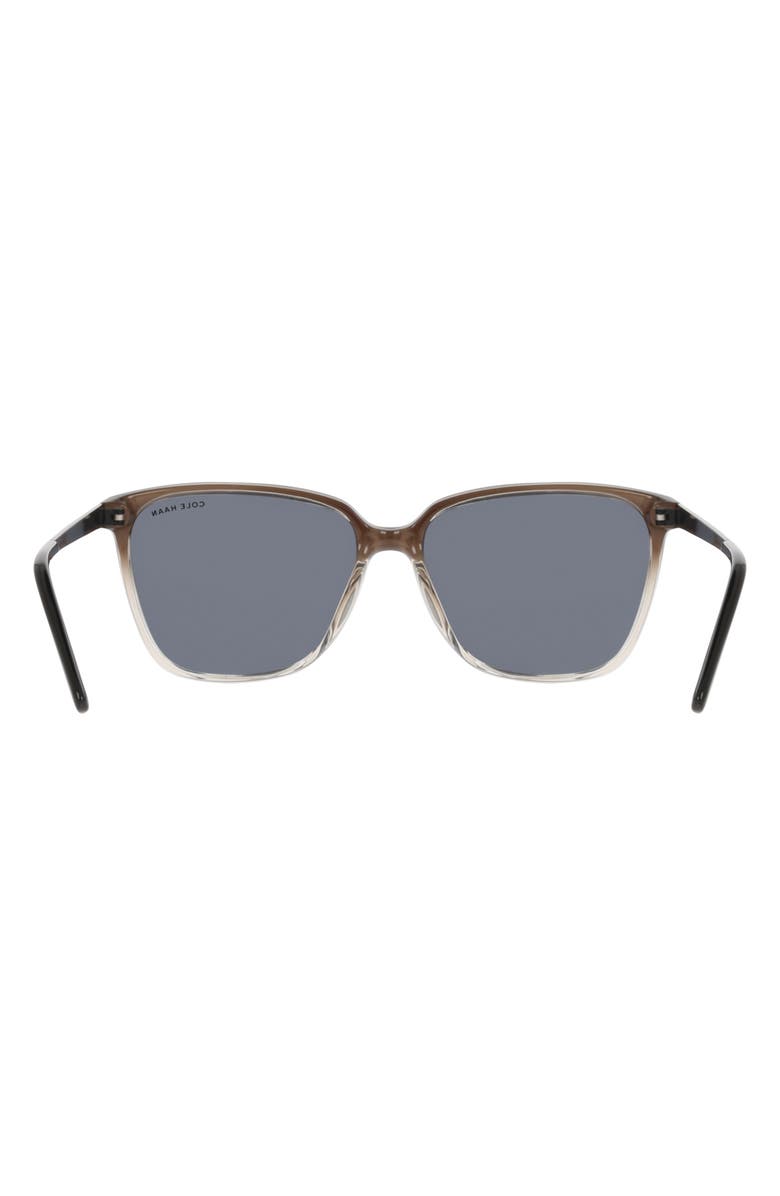 Cole Haan 57mm Square Sunglasses, Alternate, color, Smoke Gradient