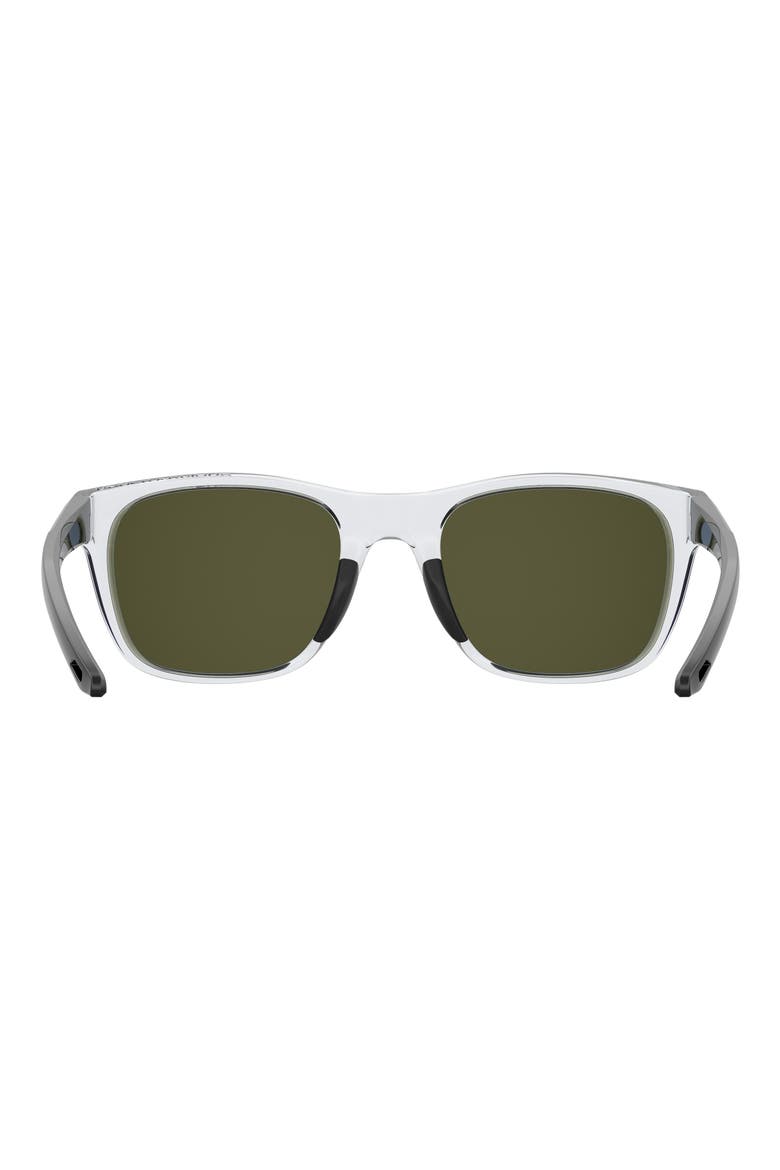 55mm Square Sunglasses, Alternate, color, CRYSTAL