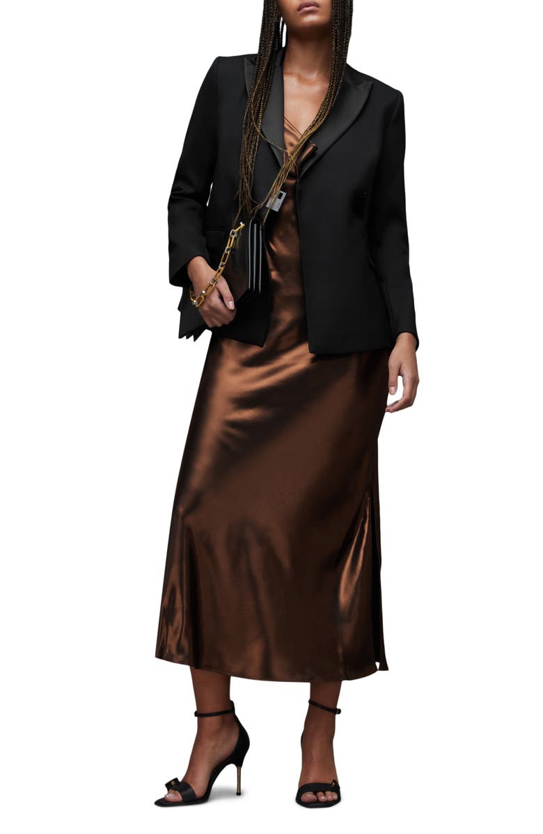 AllSaints Peggi Asymmetric Blazer, Alternate, color, 