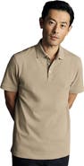 Charles Tyrwhitt Solid Short Sleeve Cotton Tyrwhitt Pique Polo