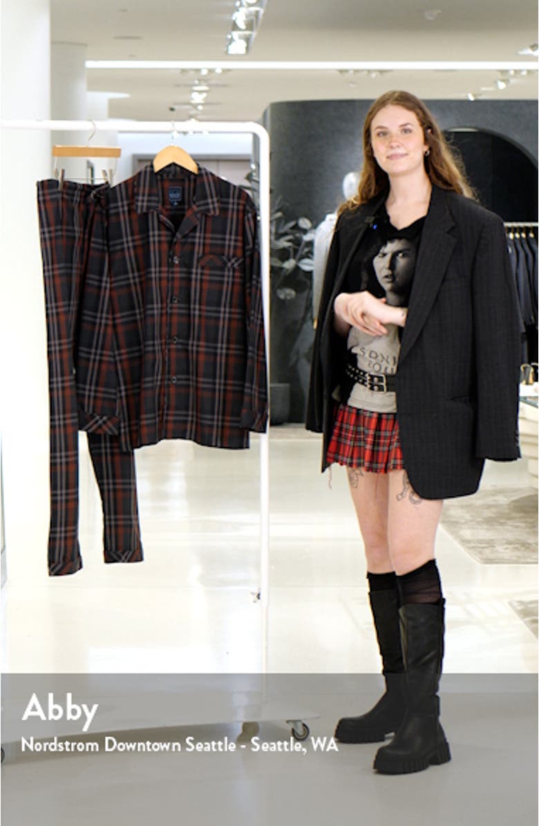 Masons Easy Care Plaid Woven Pajamas, sales video thumbnail