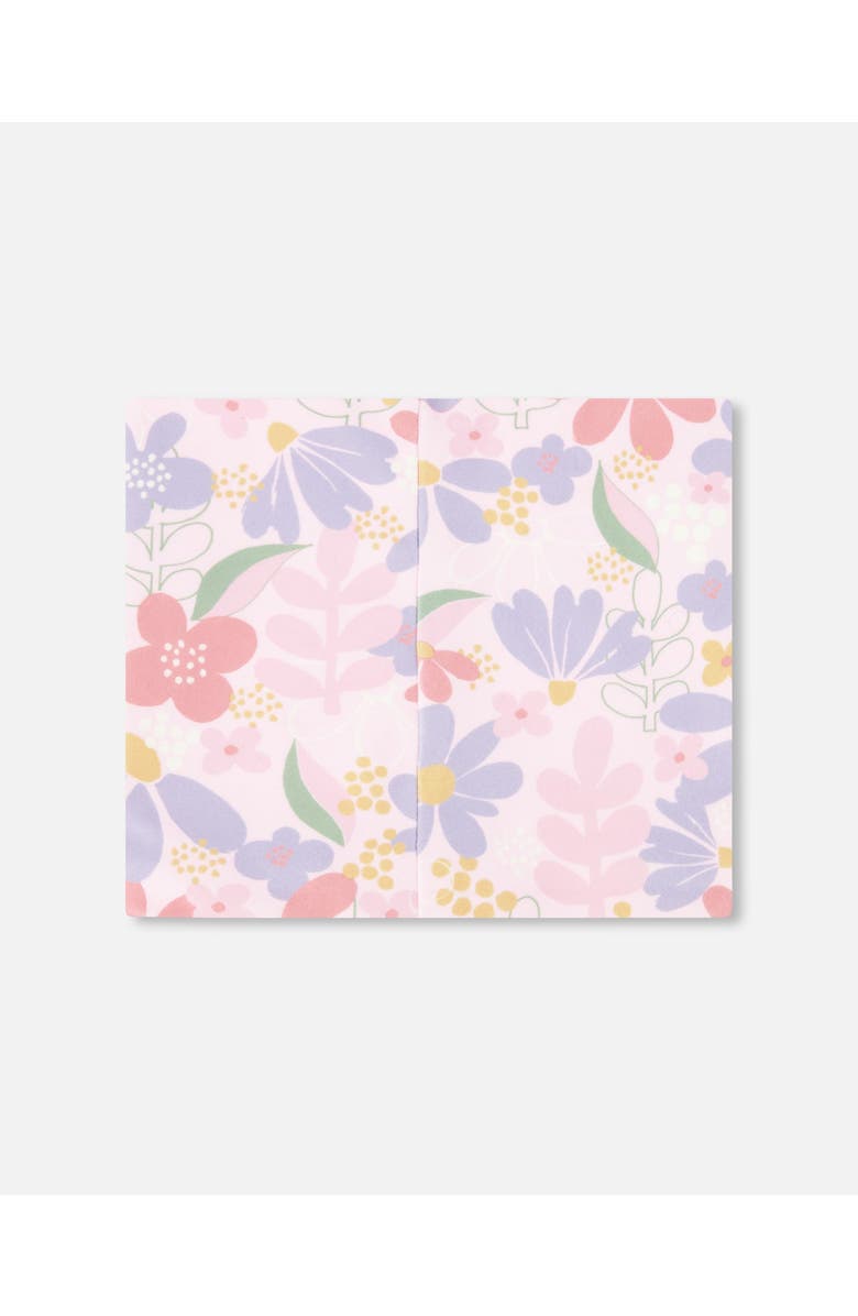 Deux par Deux Stretch Jersey Flower Print Neck Tube, Alternate, color, Pink Flower Print