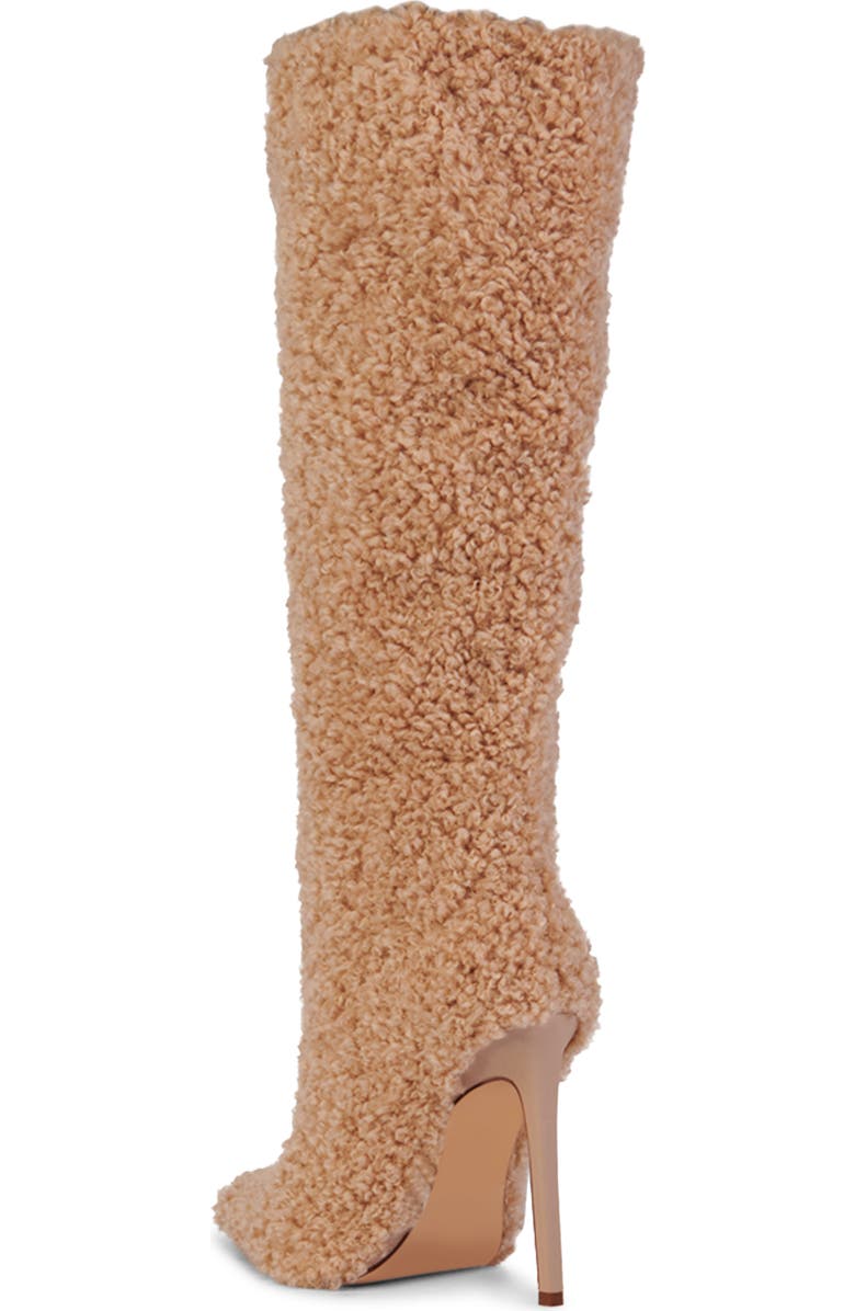 AZALEA WANG Paityn Faux Shearling Knee High Boot, Alternate, color,