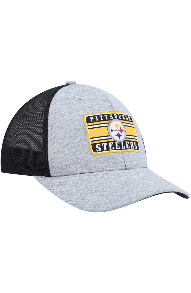 '47 Men's '47 Heathered Gray/Black Pittsburgh Steelers Motivator Flex Hat, Alternate, color, Heather Gray