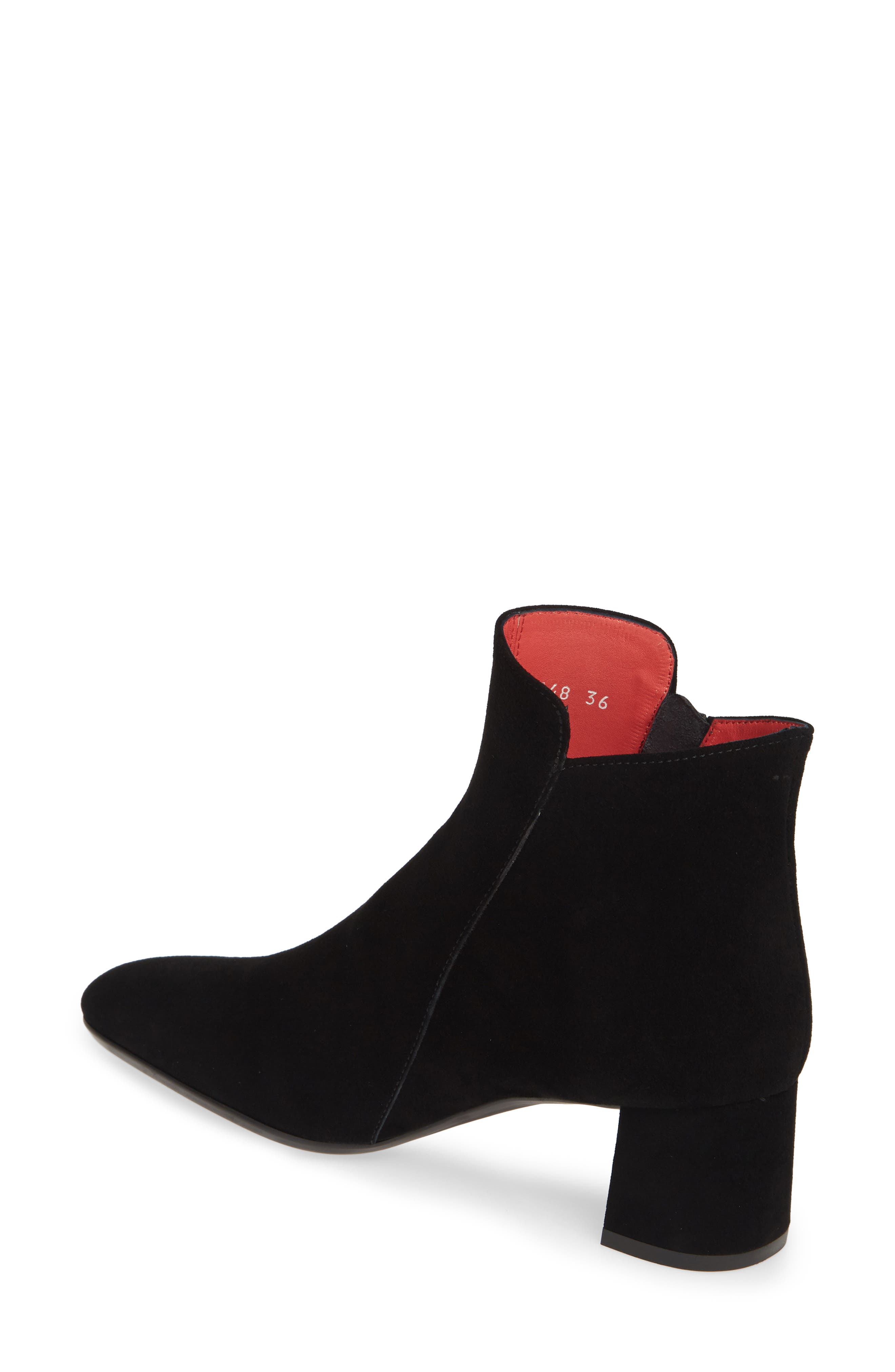 Pas de Rouge Chantal Ring Zip Bootie, Alternate, color, 