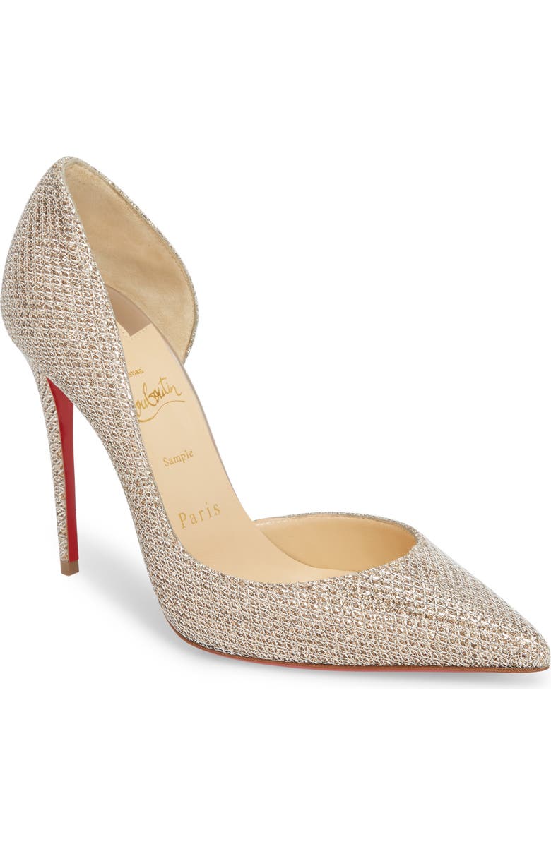 Christian Louboutin Iriza Half d'Orsay Pump, Main, color,
