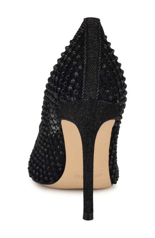 NINE WEST NINE WEST FRESHE CRYSTAL EMBELLISHED PUMP