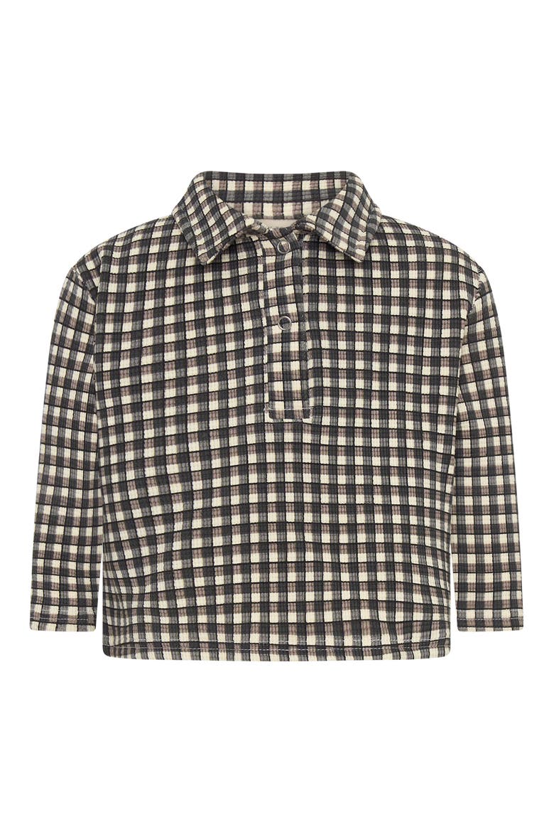 Kids' Check Button Shirt, Main, color, MULTI