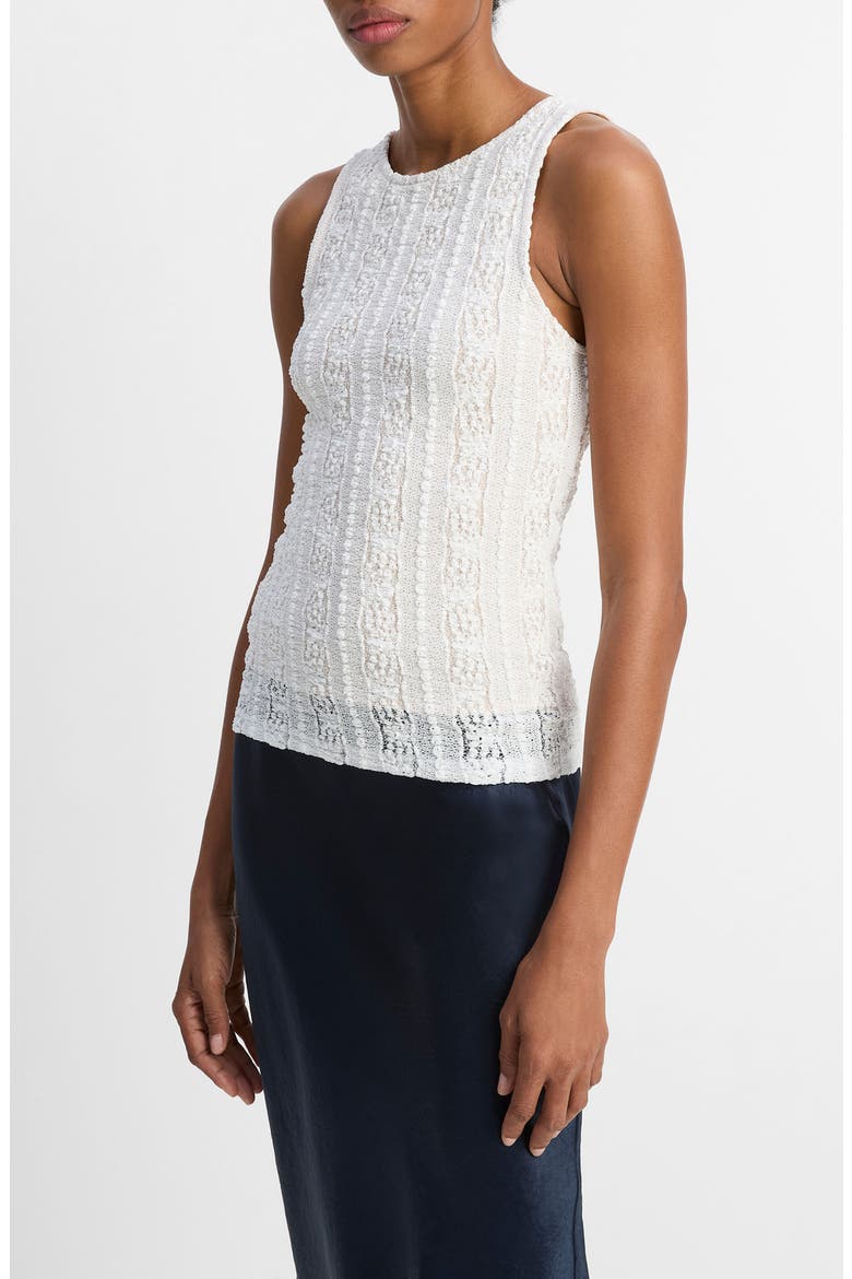 Lace Tank, Alternate, color, OFF WHITE