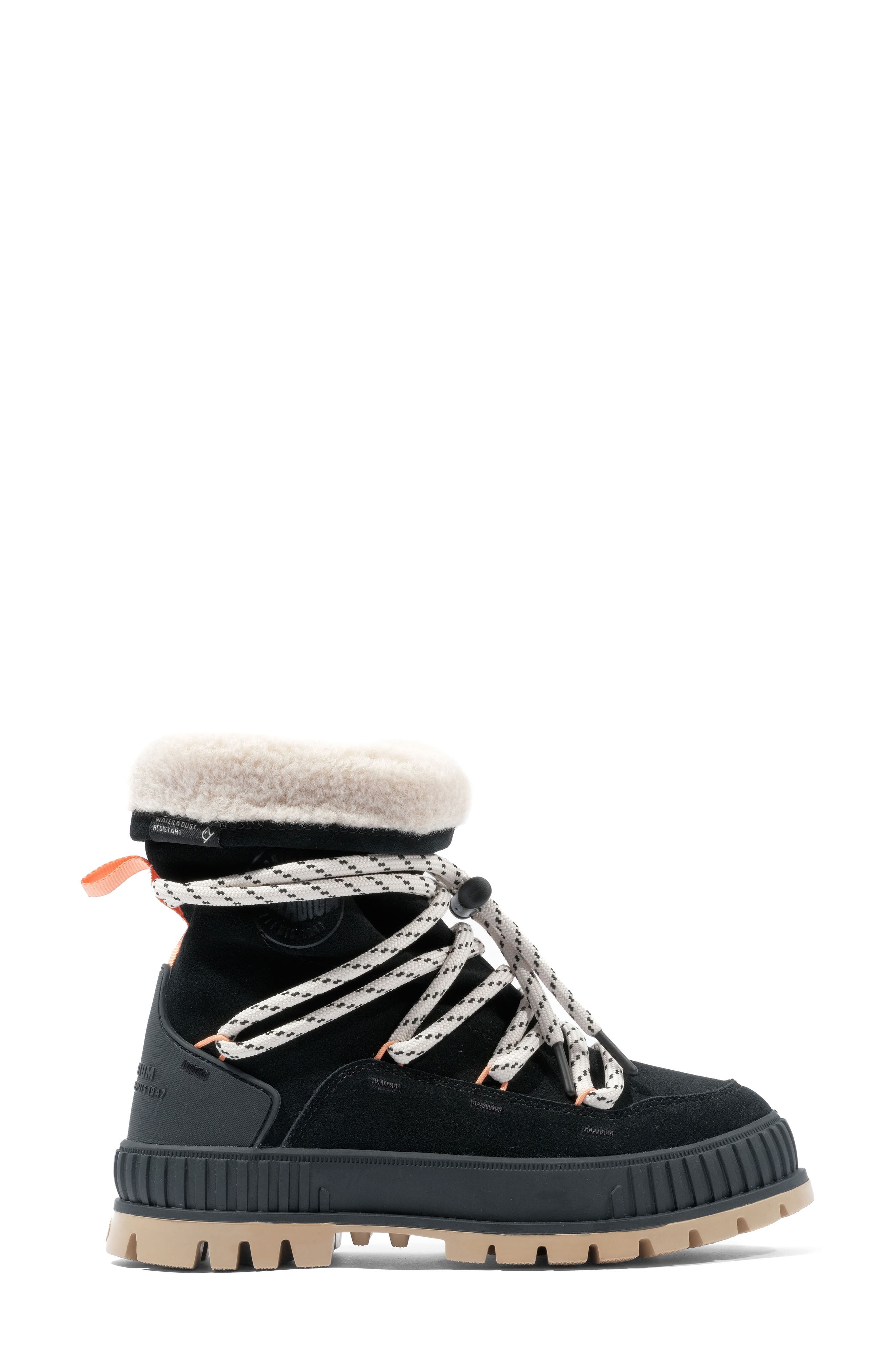 Palladium Pallashock Hiver Bootie, Alternate, color, Black
