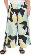 BOHO ME Patterned Smocked Pull-On Pants
