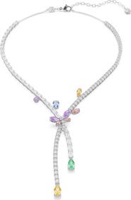 Swarovski x Ariana Grande Multicolor Crystal Y-Necklace