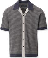 rag & bone Harvey Block Stitch Camp Shirt