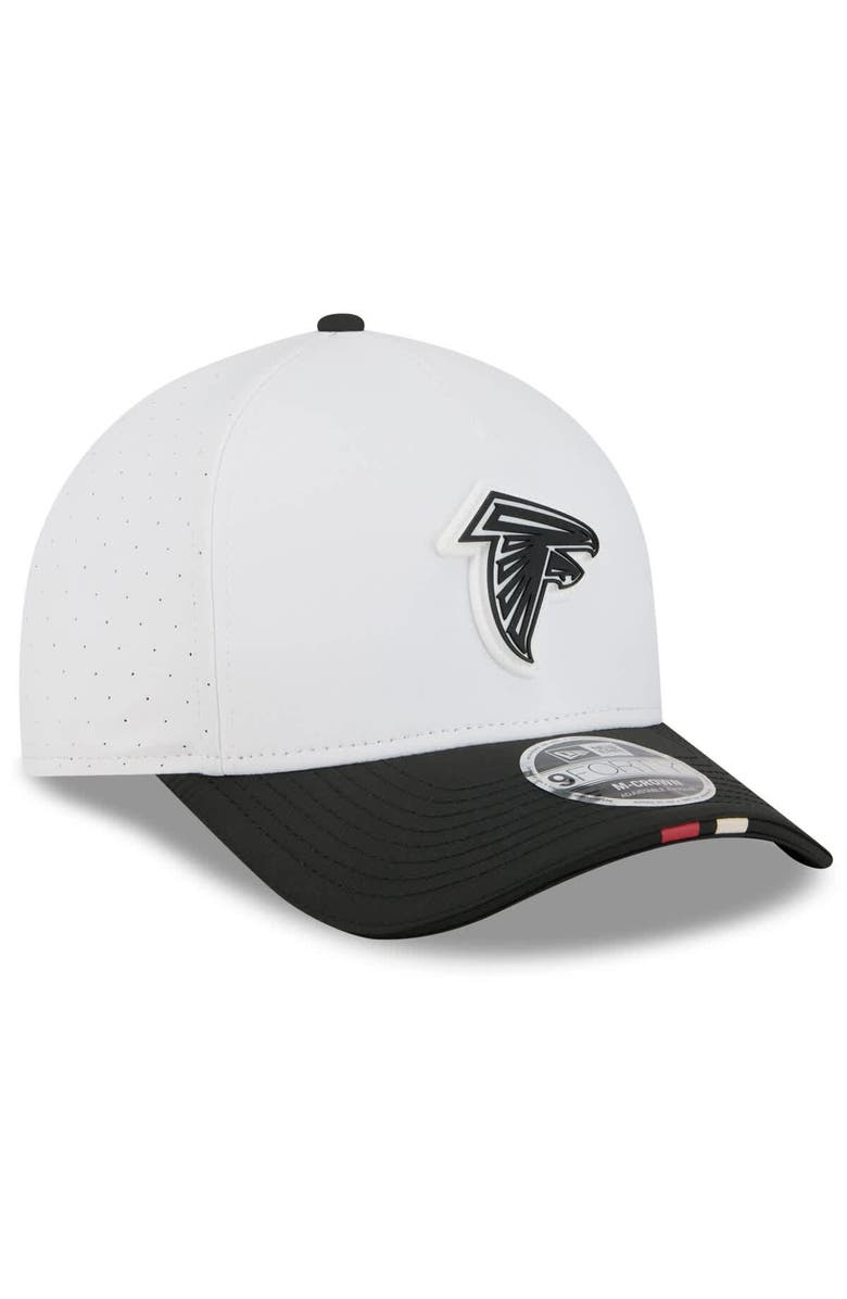 New Era Men's New Era  White/Black Atlanta Falcons 2025 NFL Training Camp A-Frame 9FORTY Adjustable Hat, Alternate, color, White