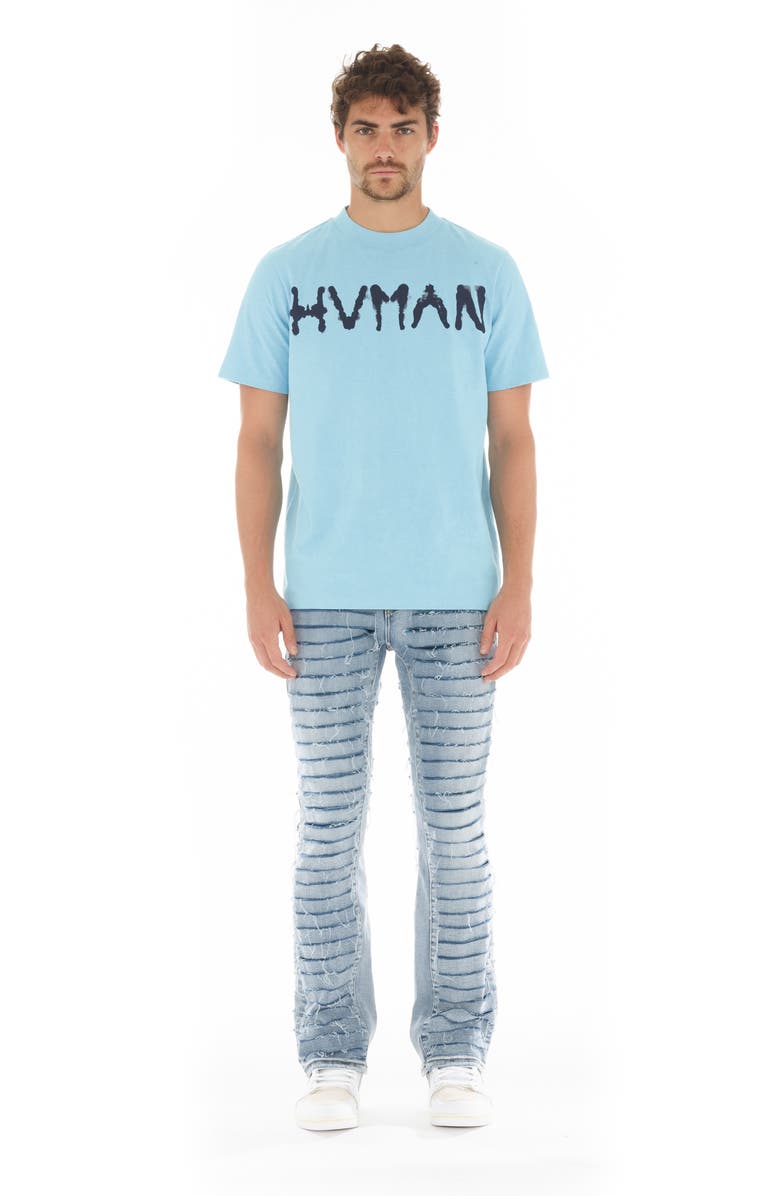HVMAN Inkblot Graphic T-Shirt, Alternate, color, Sky