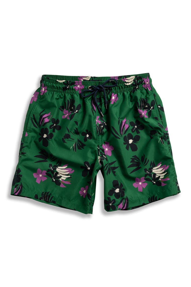 Thunder Glacier Swim Trunks, Alternate, color, PINE