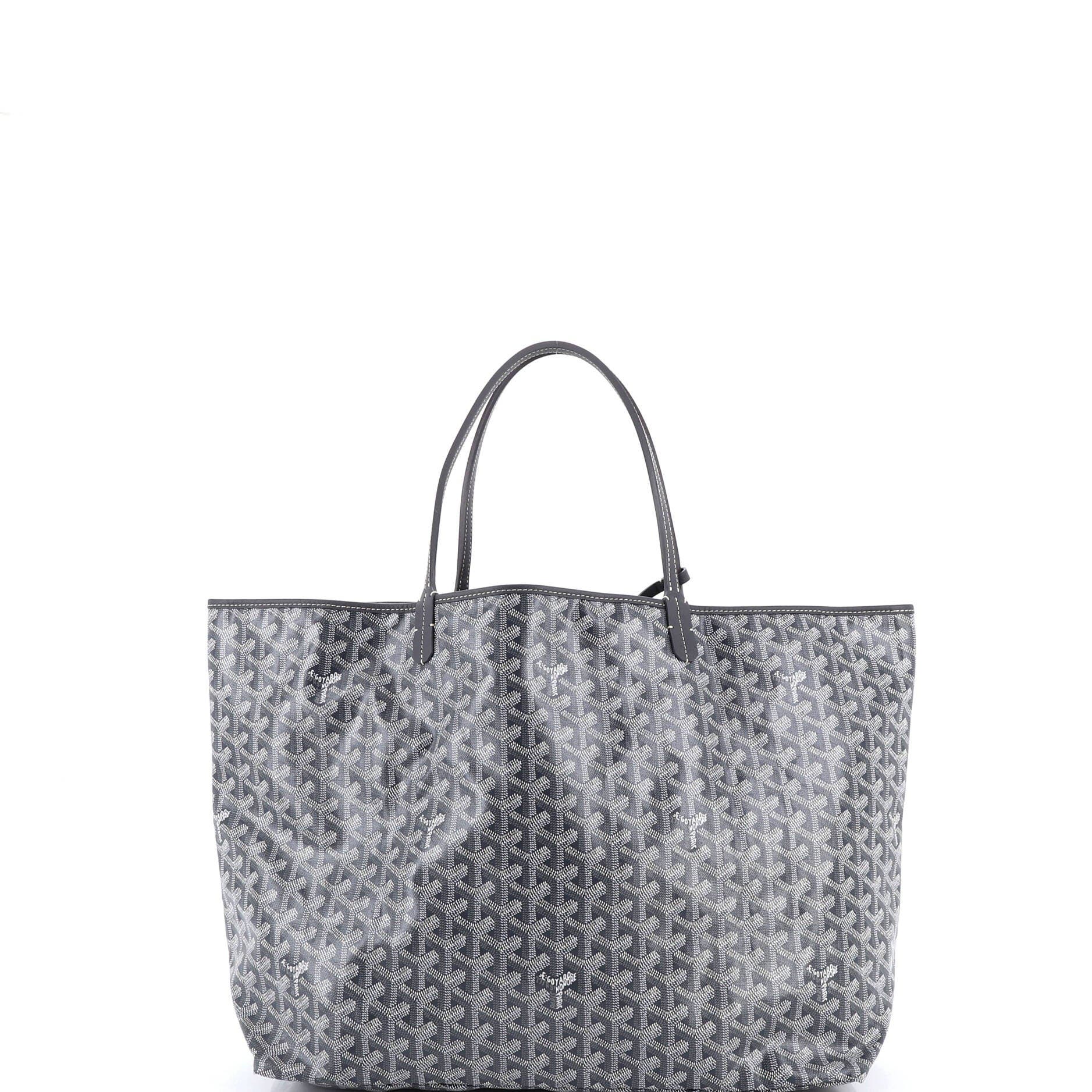 Pre-Owned Goyard Saint Louis Tote Coated Canvas GM, Alternate, color, Gray