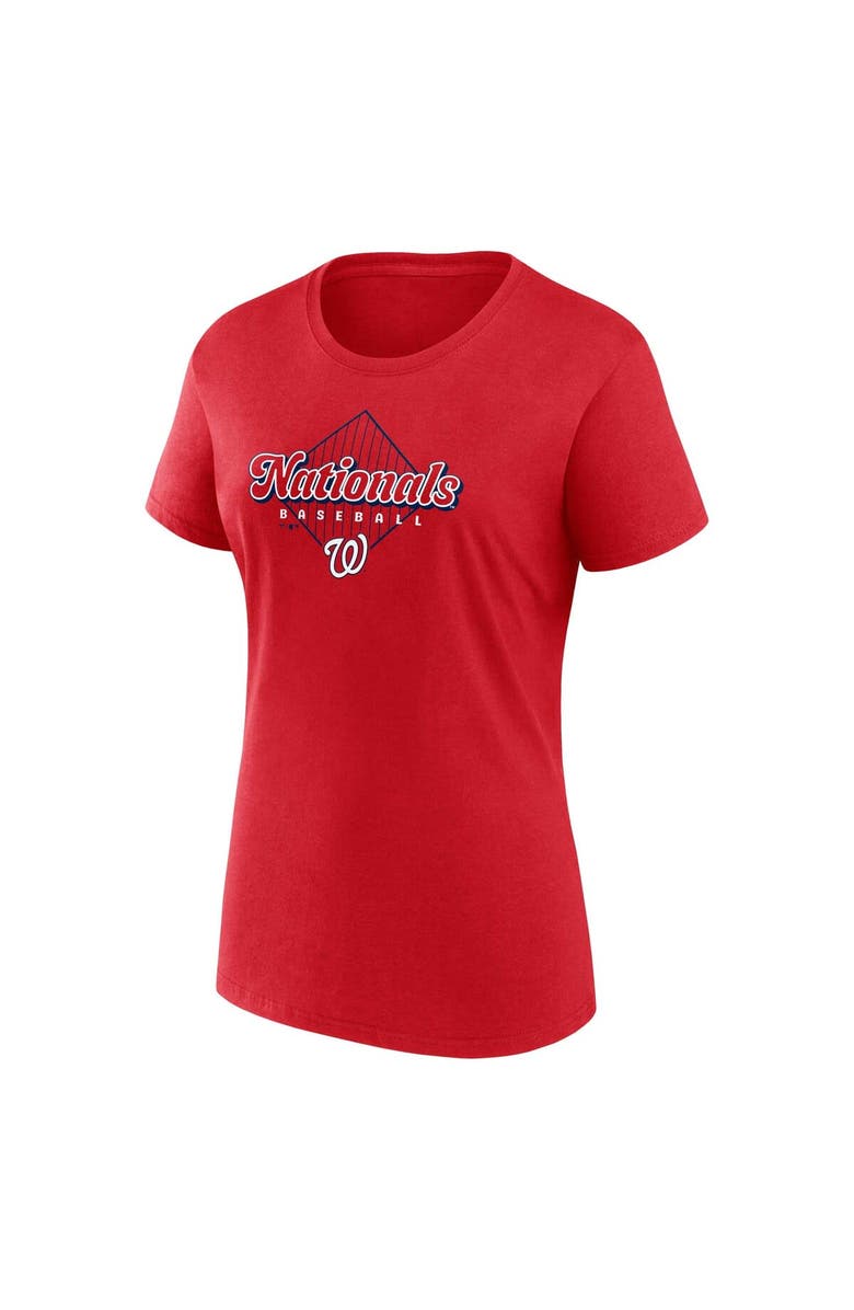 FANATICS Women's Fanatics Branded Navy/Red Washington Nationals T-Shirt Combo Pack, Alternate, color, Navy