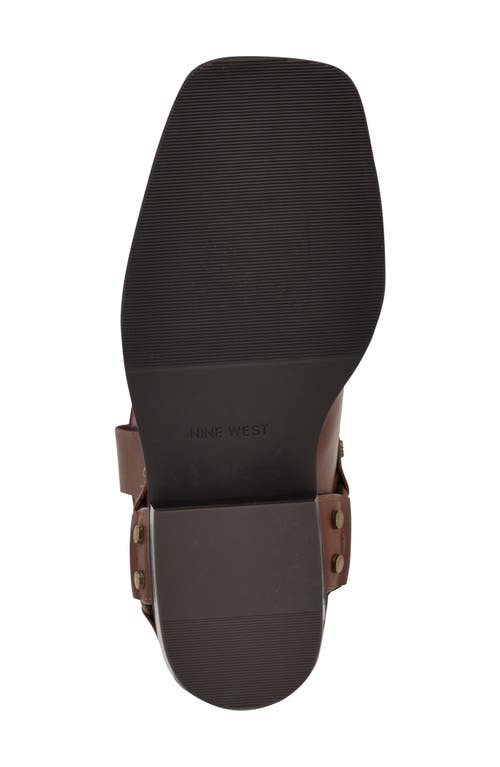 Nine West Women's Fawsta Tall Square Toe Boots In Brown
