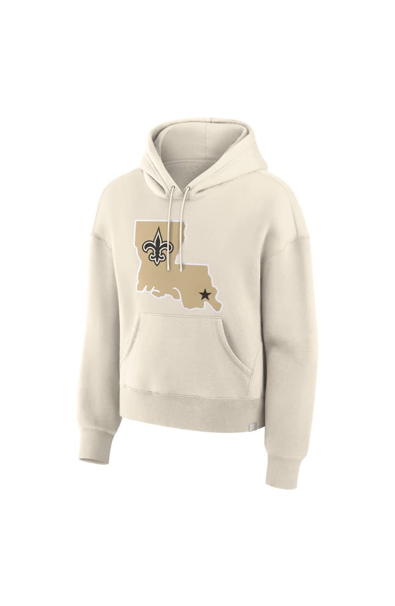 FANATICS Women's Fanatics Cream New Orleans Saints Dove Legacy Pullover Hoodie, Alternate, color, Cream