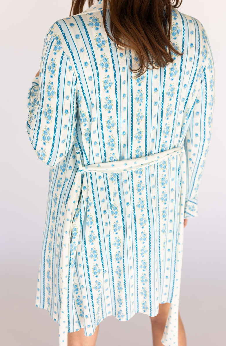 In My Jammers Forever Blooming Robe, Alternate, color, Forever Blooming