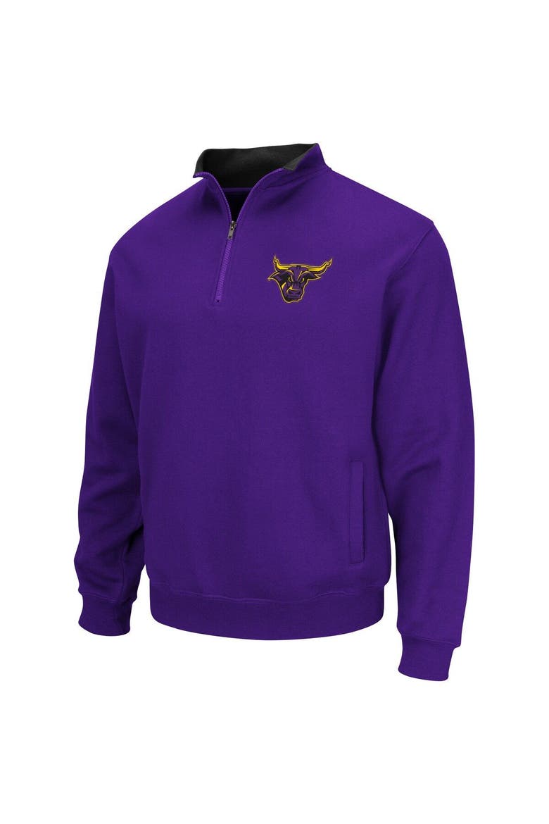 Men's Colosseum Purple Minnesota State University Mankato Tortugas Quarter-Zip Sweatshirt, Alternate, color, Purple