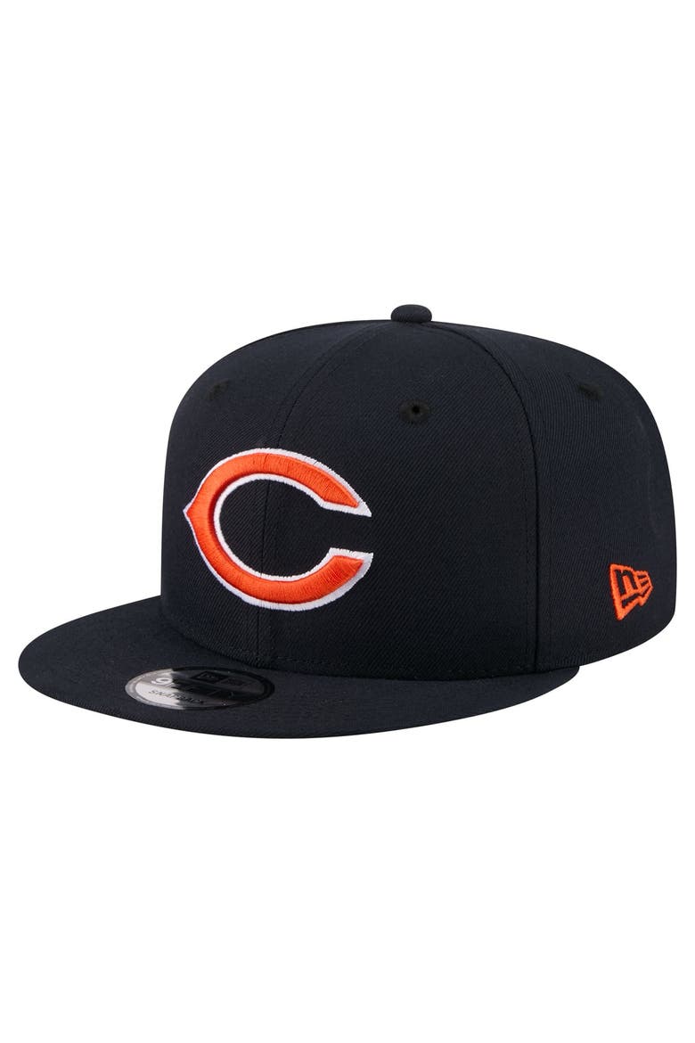 Men's New Era  Navy Chicago Bears 9FIFTY Snapback Hat, Main, color, Navy