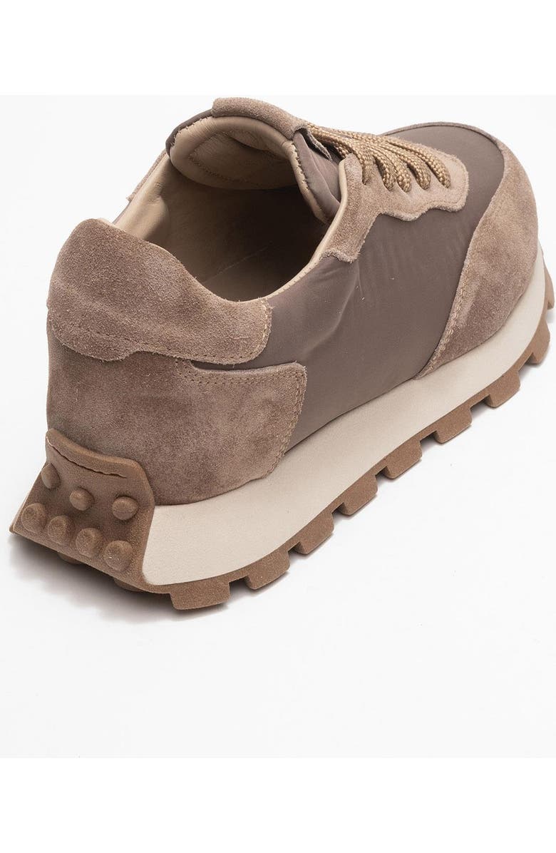 Forever & Always Shoes Amanda Leather Sneakers, Alternate, color, Light Brown Leather