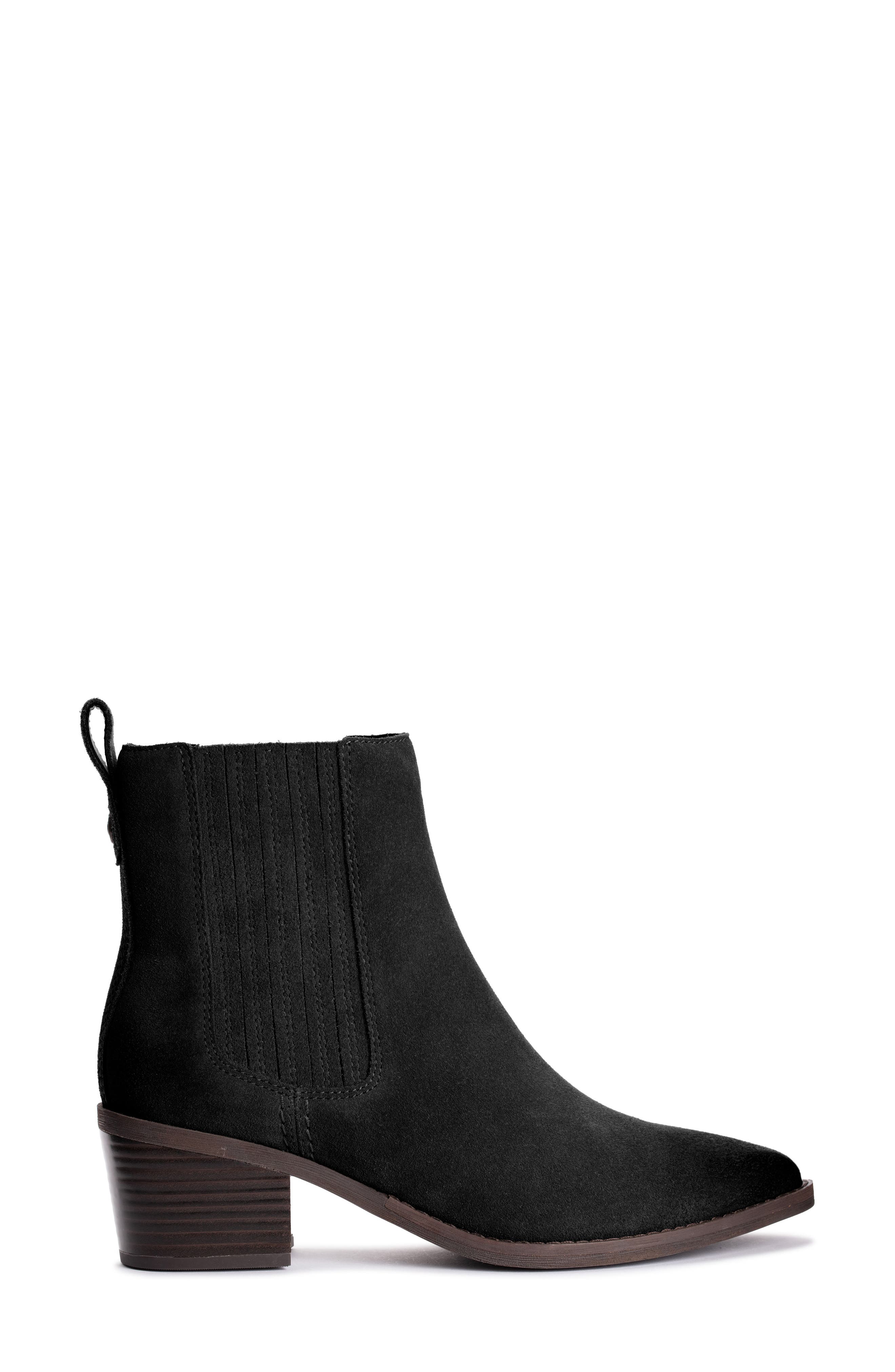 Clarks<sup>®</sup> Morzine Top Pointed Toe Chelsea Boot, Alternate, color, 