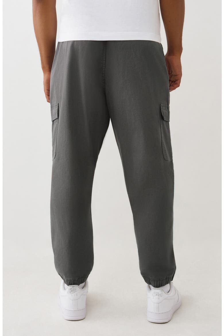 Cotton Ripstop Cargo Drawstring Joggers, Alternate, color, GRANITE GREY