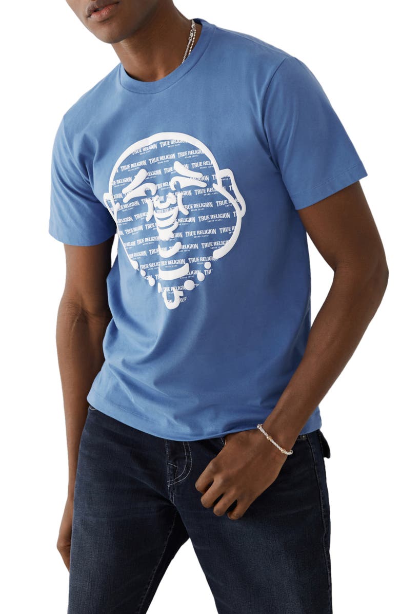 True Religion Brand Jeans Buddha Graphic Tee, Main, color, 