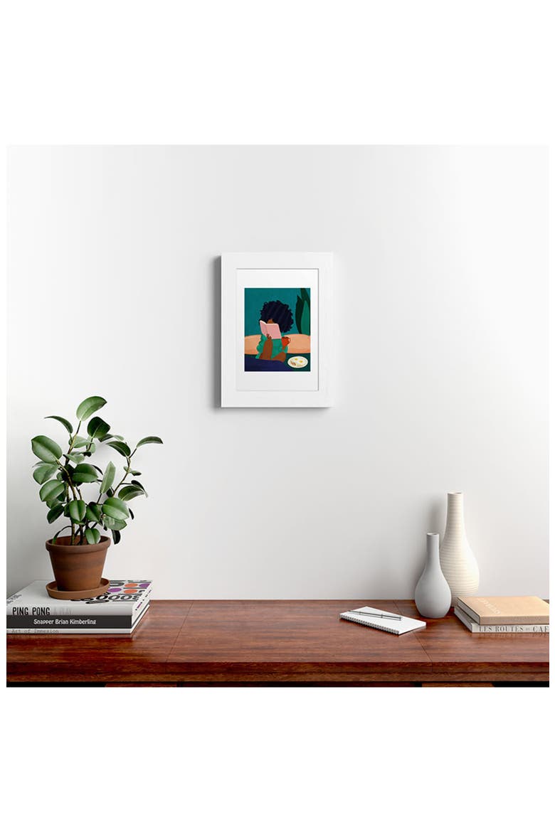 Stay Home No. 5 Framed Wall Art, Alternate, color, WHITE FRAME 13X19