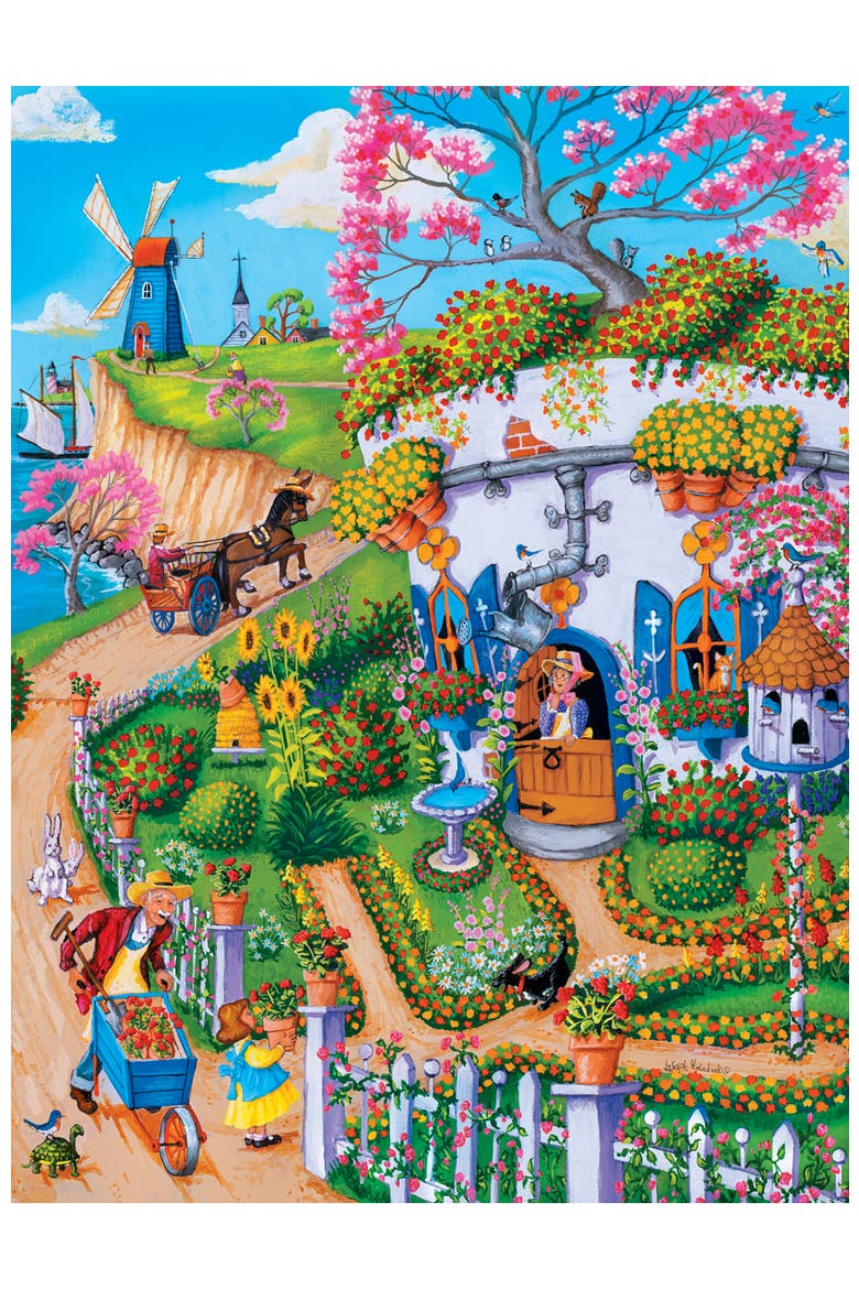 Ms. Potts' Cottage 300 Piece Puzzle, Alternate, color, Multicolor