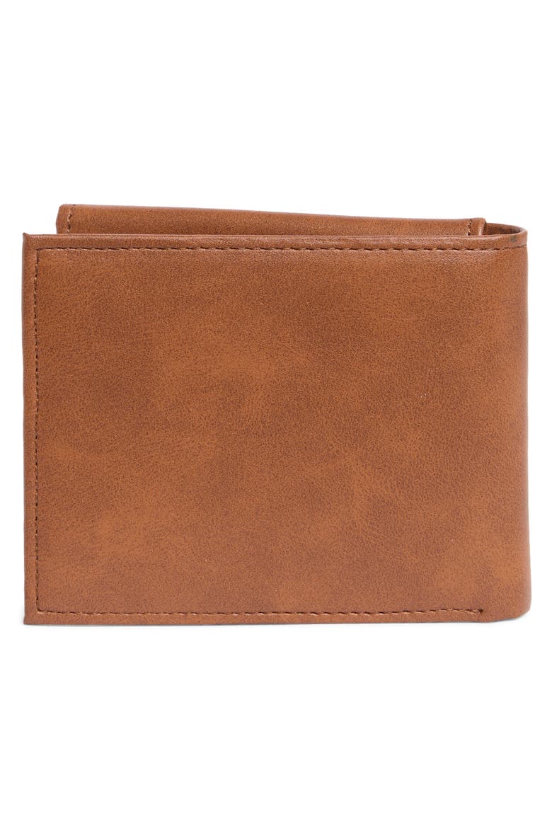 Leather Passcase Wallet, Alternate, color, TAN
