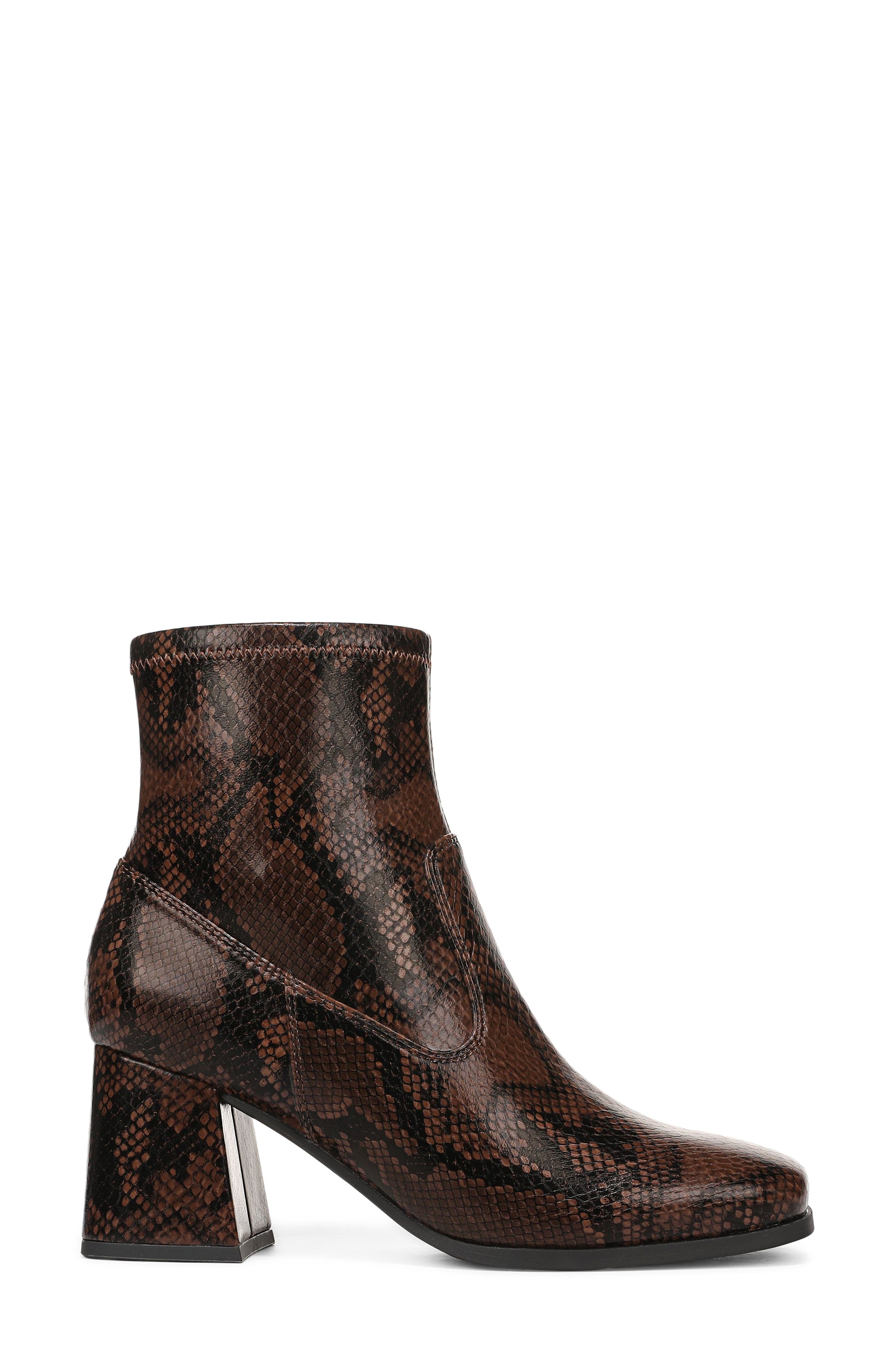 Henny Bootie, Alternate, color, DARK BROWN MULTI