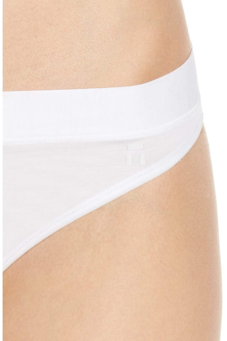 Cool Cotton Thong, Alternate, color, WHITE