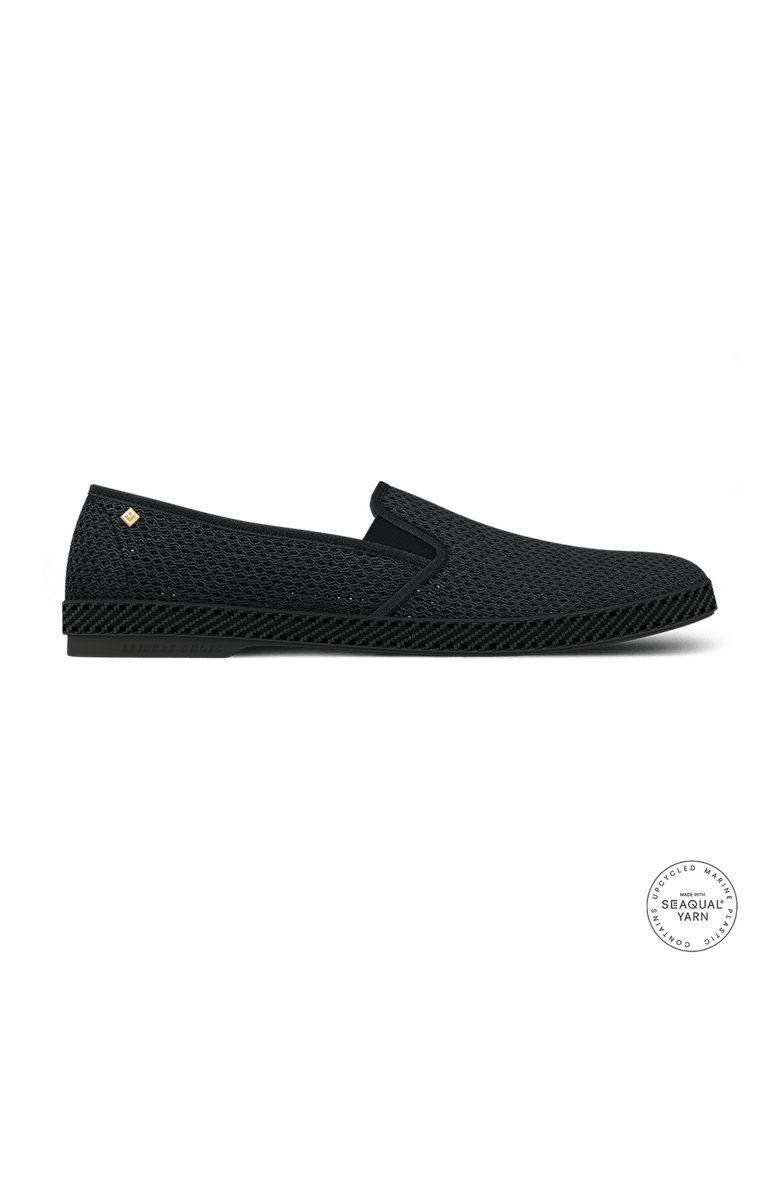 Rivieras Classic Mesh Slip-On Loafer, Main, color, Black