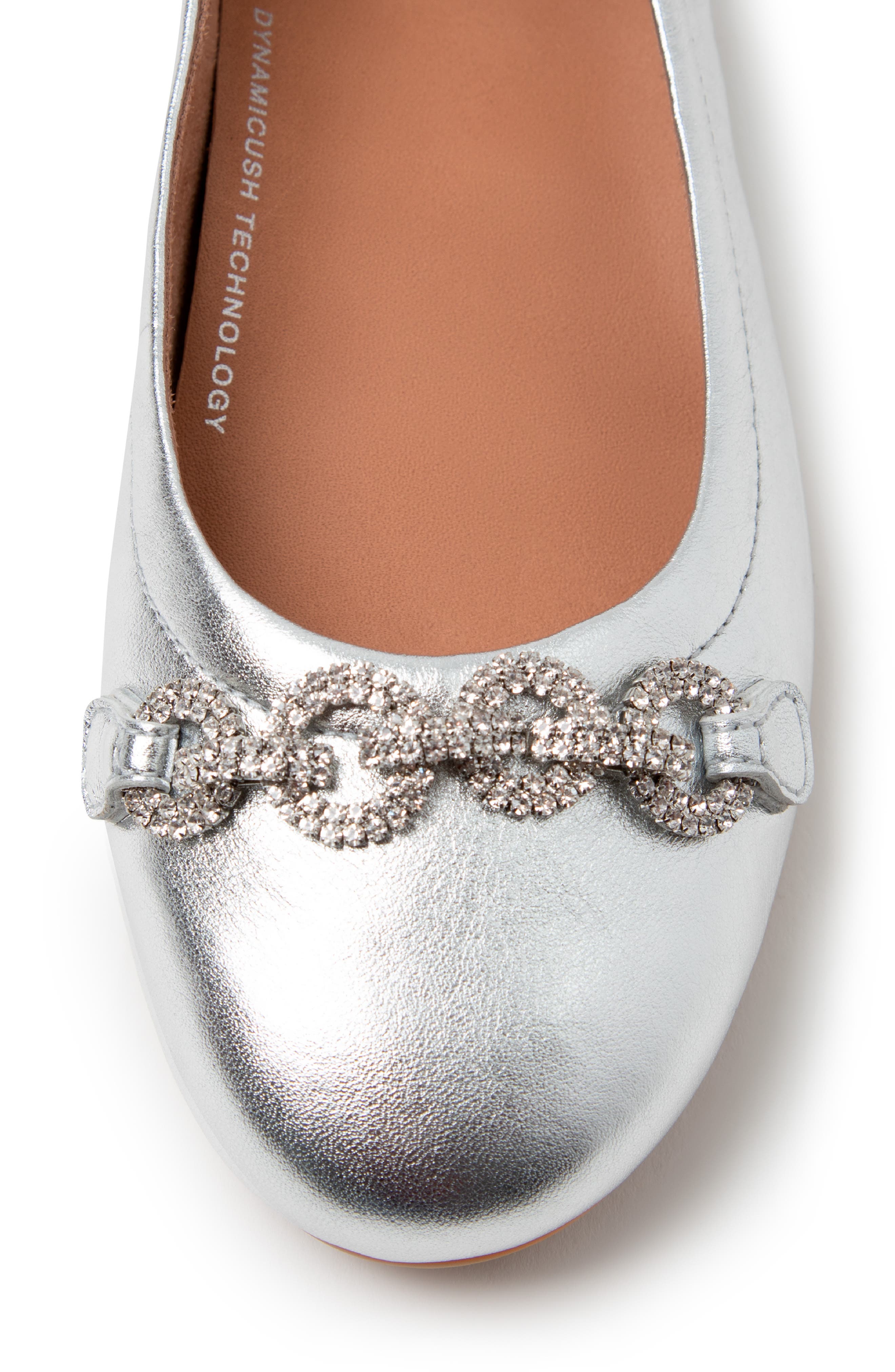 Allegro Sparkle Ballet Flat, Alternate, color, SILVER